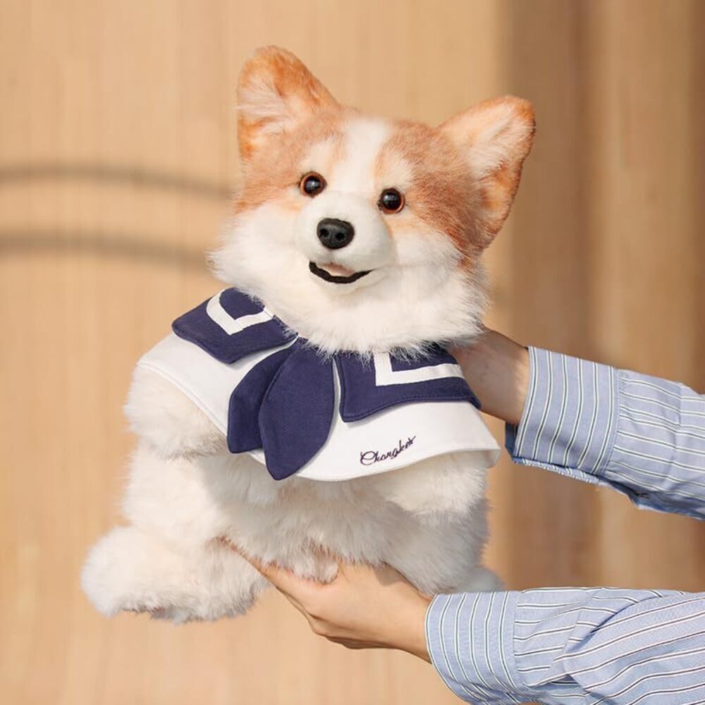 5496 Dog Shaped Backpack Handcrafted Realistic Stuffed Animals Backpack - Picture 7 of 9